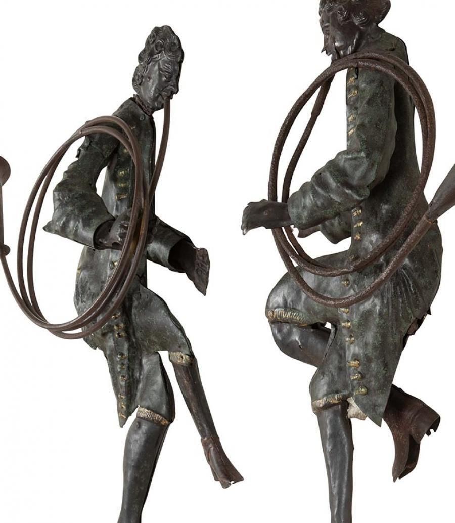 Pair Of 18th Century Austrian Metal Shop Signs photo buy