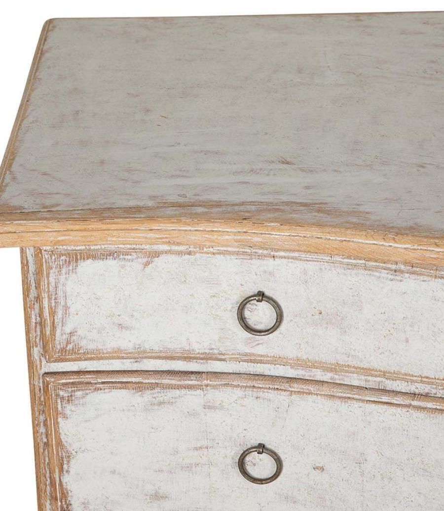 18th Century Swedish Rococo Serpentine Front Commode photo vinterior