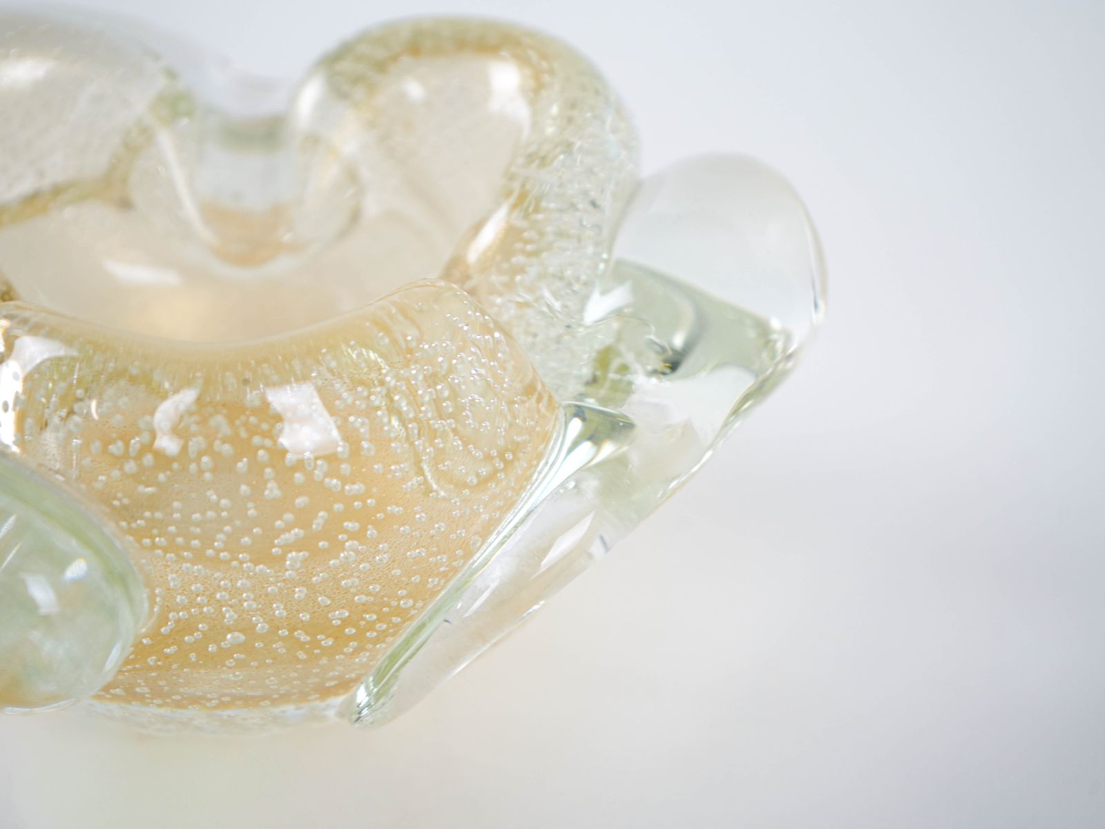 Home Decor Ashtray, Murano Glass, 1960s, Made In Italy photo