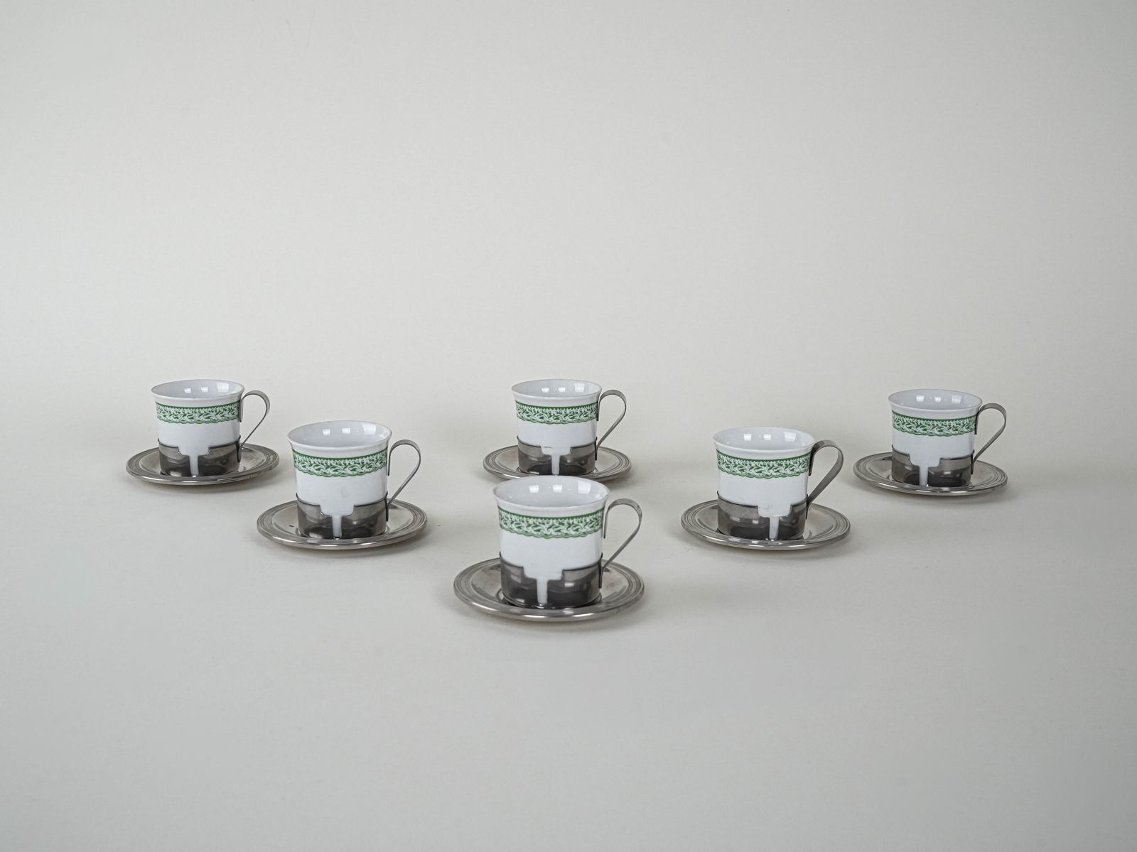 Set Espressokopjes, Italiaans Design, Jaren 1980, Made In Italy photo for sale