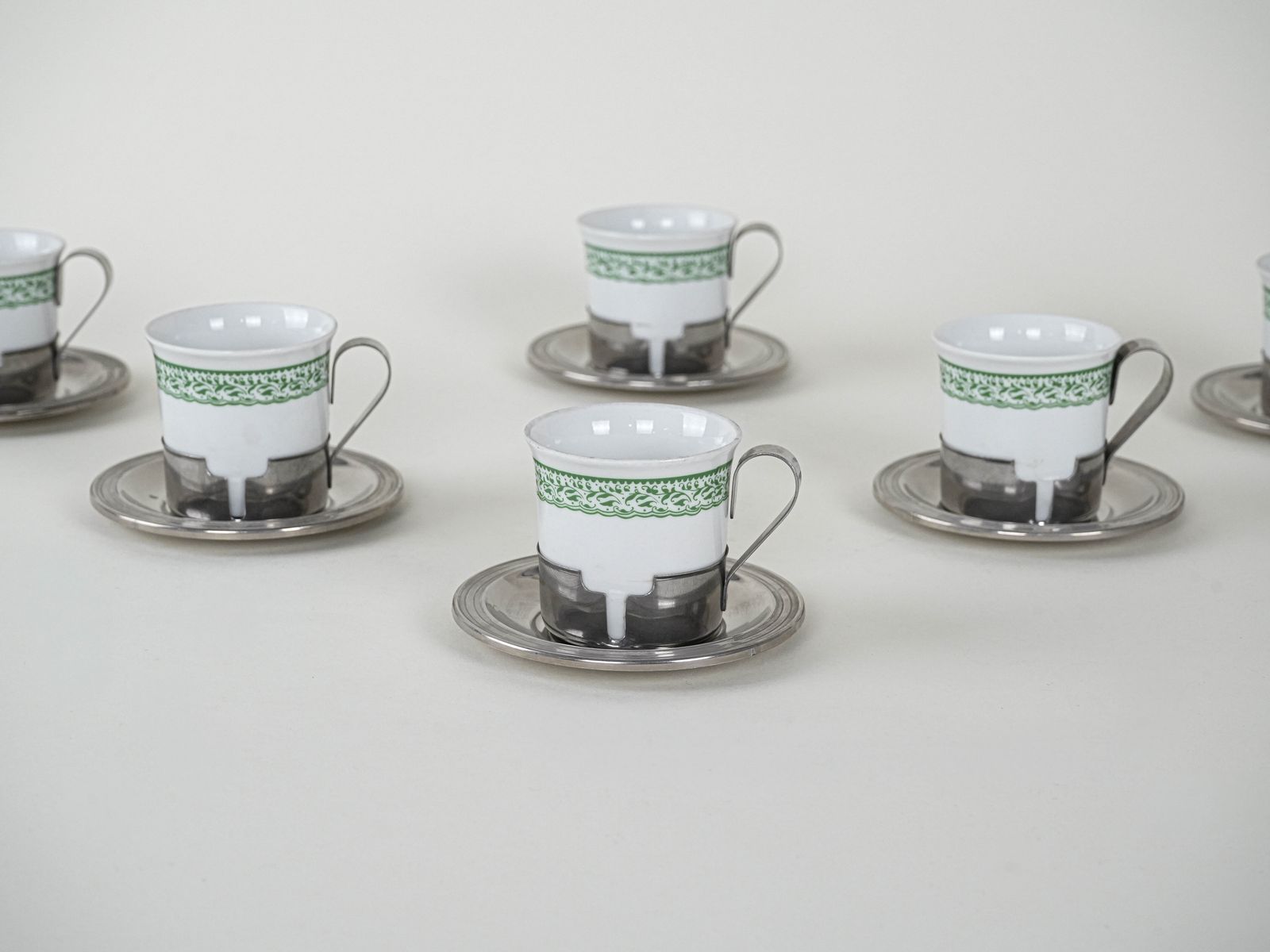 Set Of Espresso Cups, Italian Design, 1980s, Made In Italy photo Home Decor