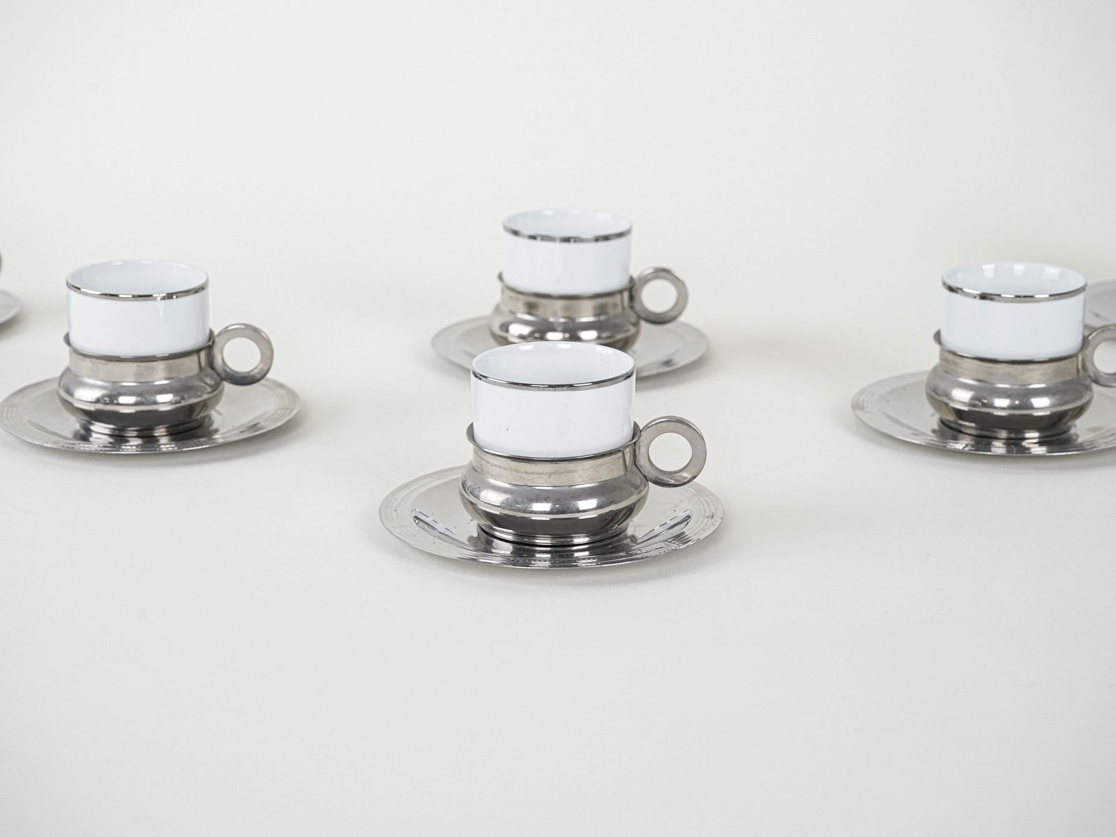Set Of Porcelain Cups, Italian Design, 1980s, Production: Italy photo 299.0