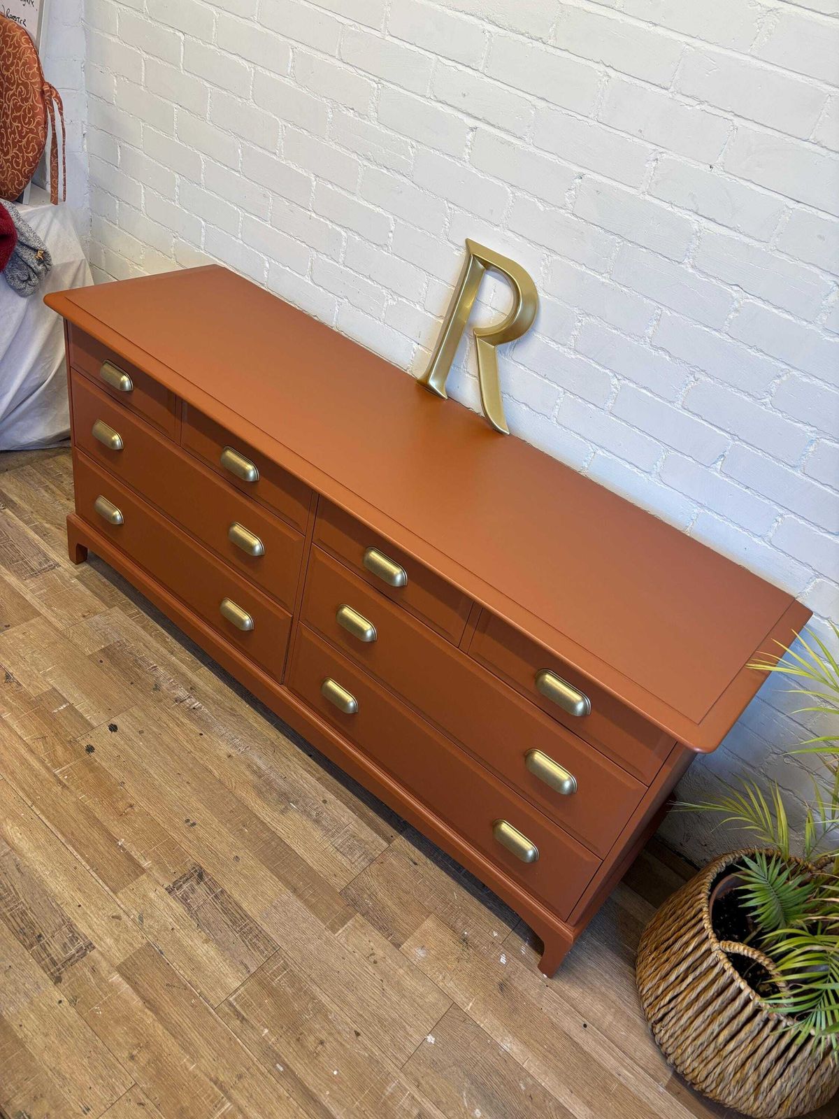 Stag Minstrel 8 Drawer Captains Chest Painted In Muscavado By Little Greene photo buy