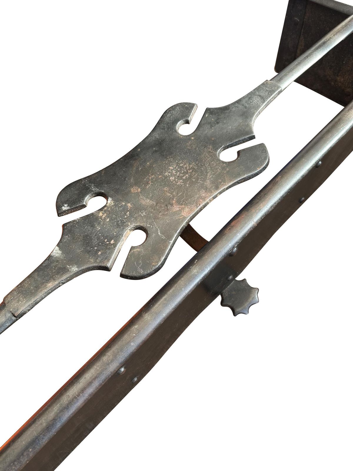 Antique Victorian Fire Fender Guard Range Kerb Wrought Iron Handmade   19th Century photo 80.0