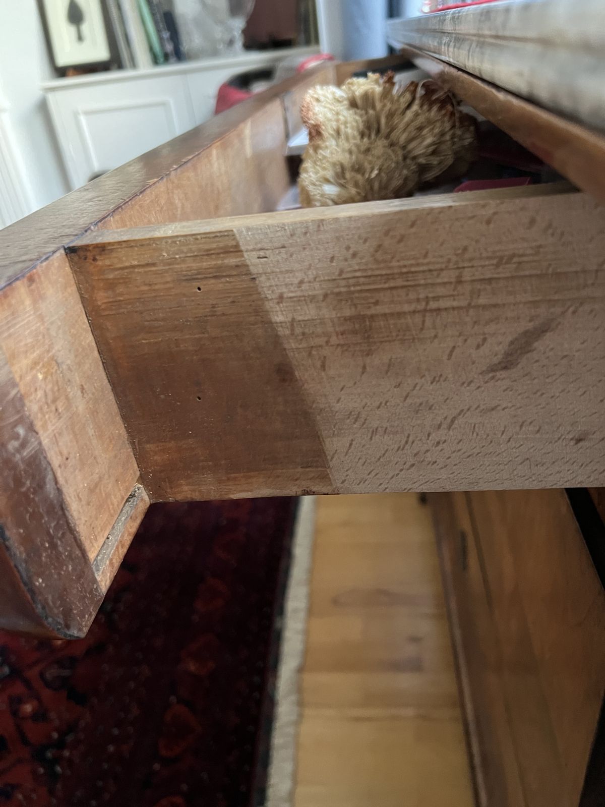 A 19th Century French Burr Walnut Louis Philippe Era photo for sale