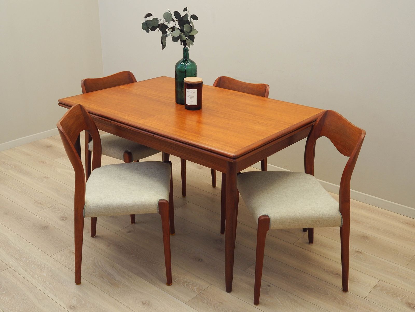 Set Van Vier Teakhouten Stoelen, Deens Design, Ca. Jaren 1960, Ontwerper: Niels Otto Møller photo for sale
