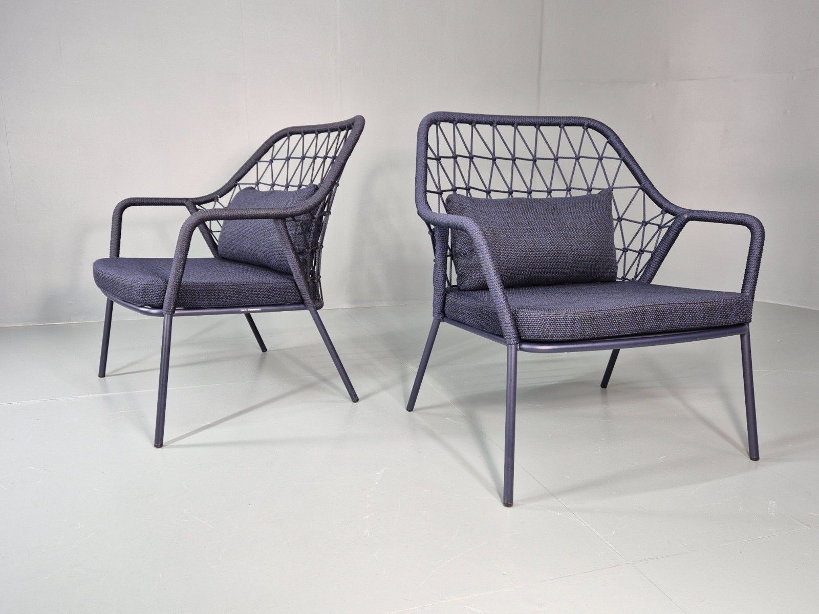 2 Pedrali Panarea 3679 Chairs Modern Design Blue Italian Eb11426 Mnor photo furniture