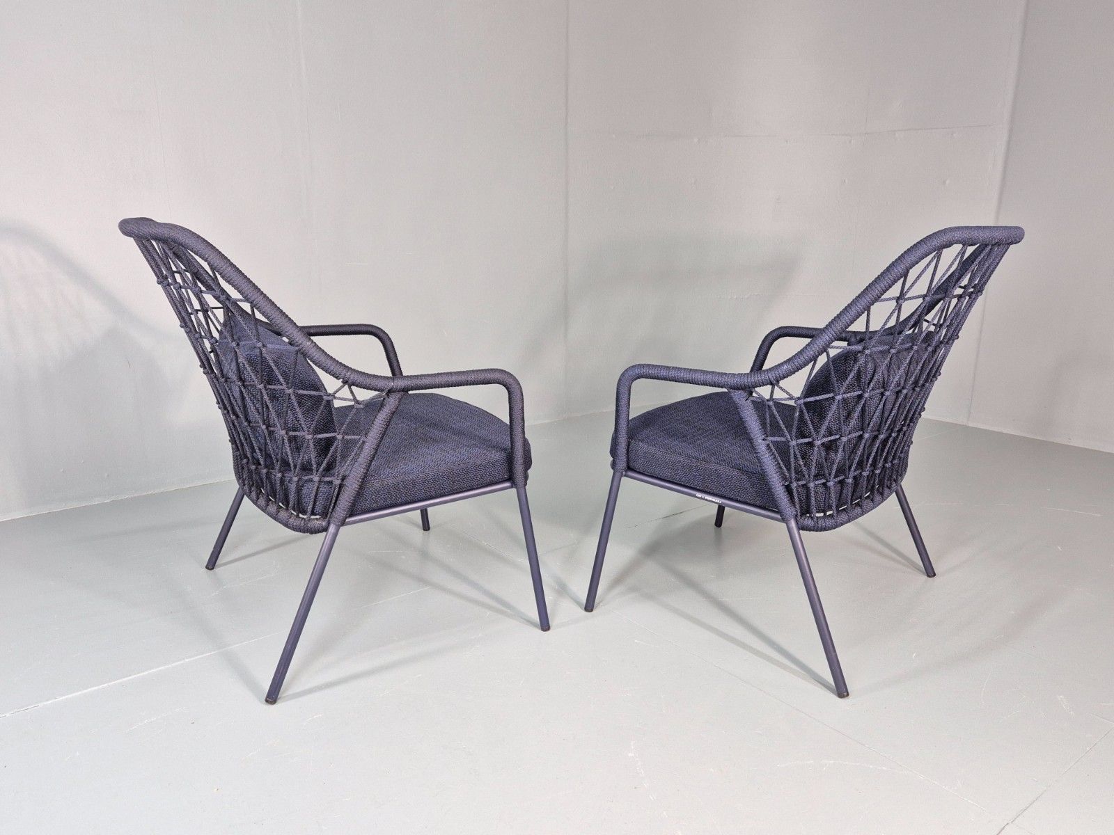 photo vinterior 2 Pedrali Panarea 3679 Chairs Modern Design Blue Italian Eb11426 Mnor
