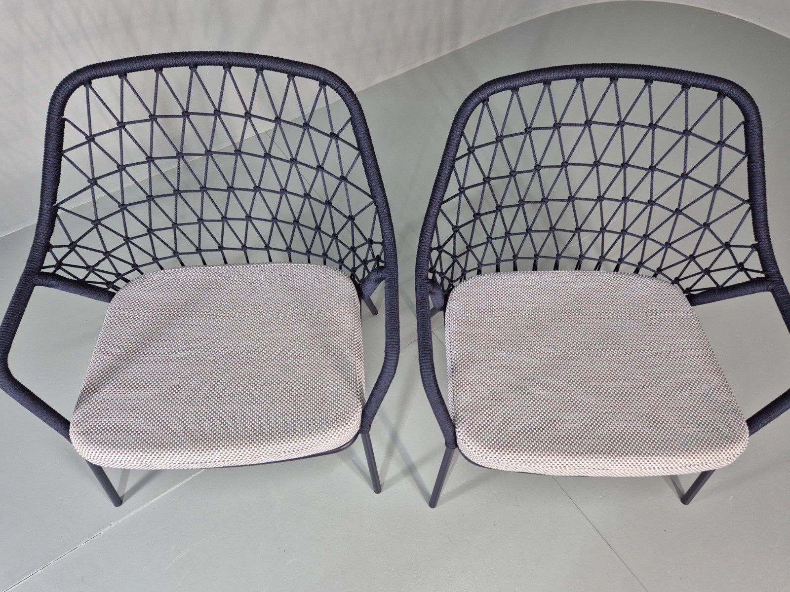 photo furniture 2 Pedrali Panarea 3679 Chairs Blue And Grey Modern Design Eb11429 Mnor
