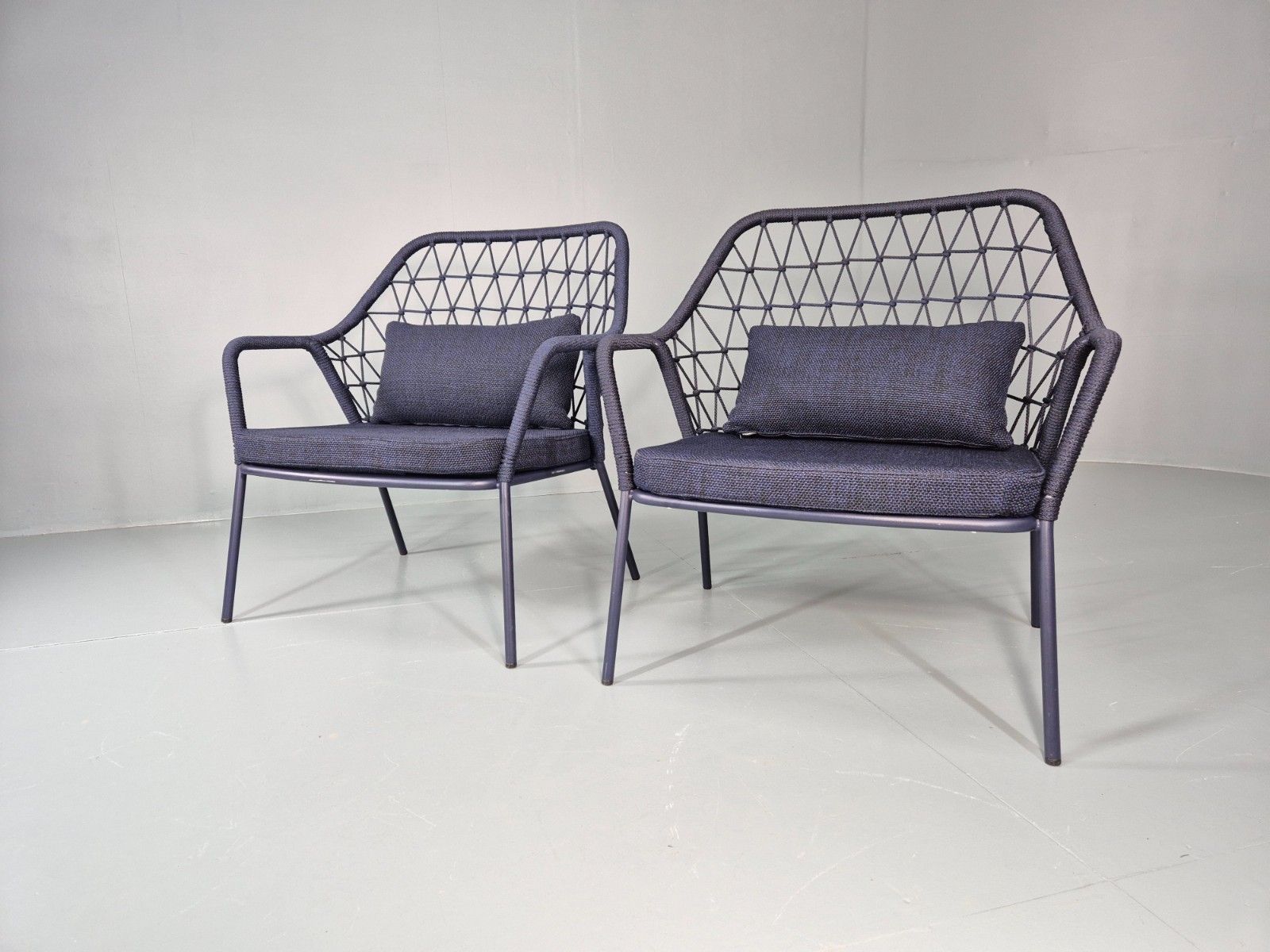 2 Pedrali Panarea 3679 Chairs Modern Design Blue Italian  Eb11430 Mnor photo 700.0