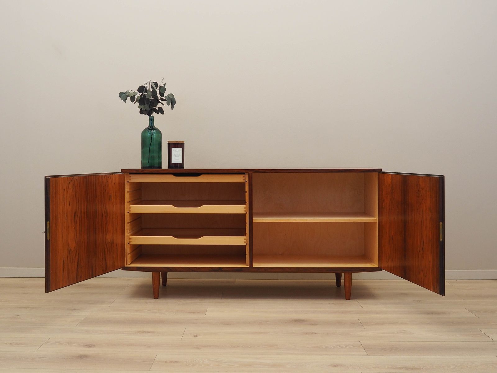 Vintage Kast, Deens Design, Jaren 1970, Ontwerper: Carlo Jensen, Fabrikant: Hundevad photo for sale