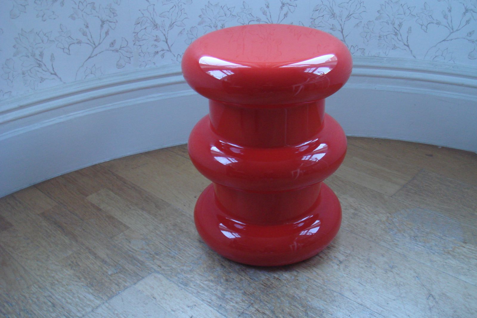 New Kartell Pilastro Design Ettore Sottsass Stool In Red Made In Italy photo Furniture