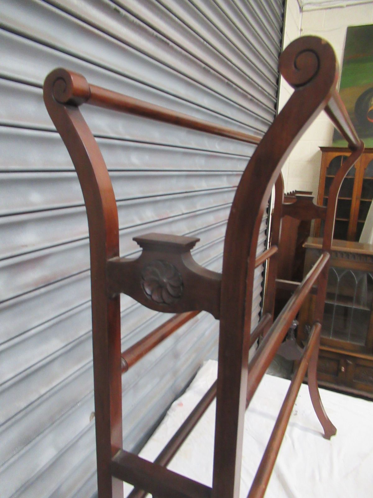 Edwardian  Mahogany Towel Rail photo 245.0