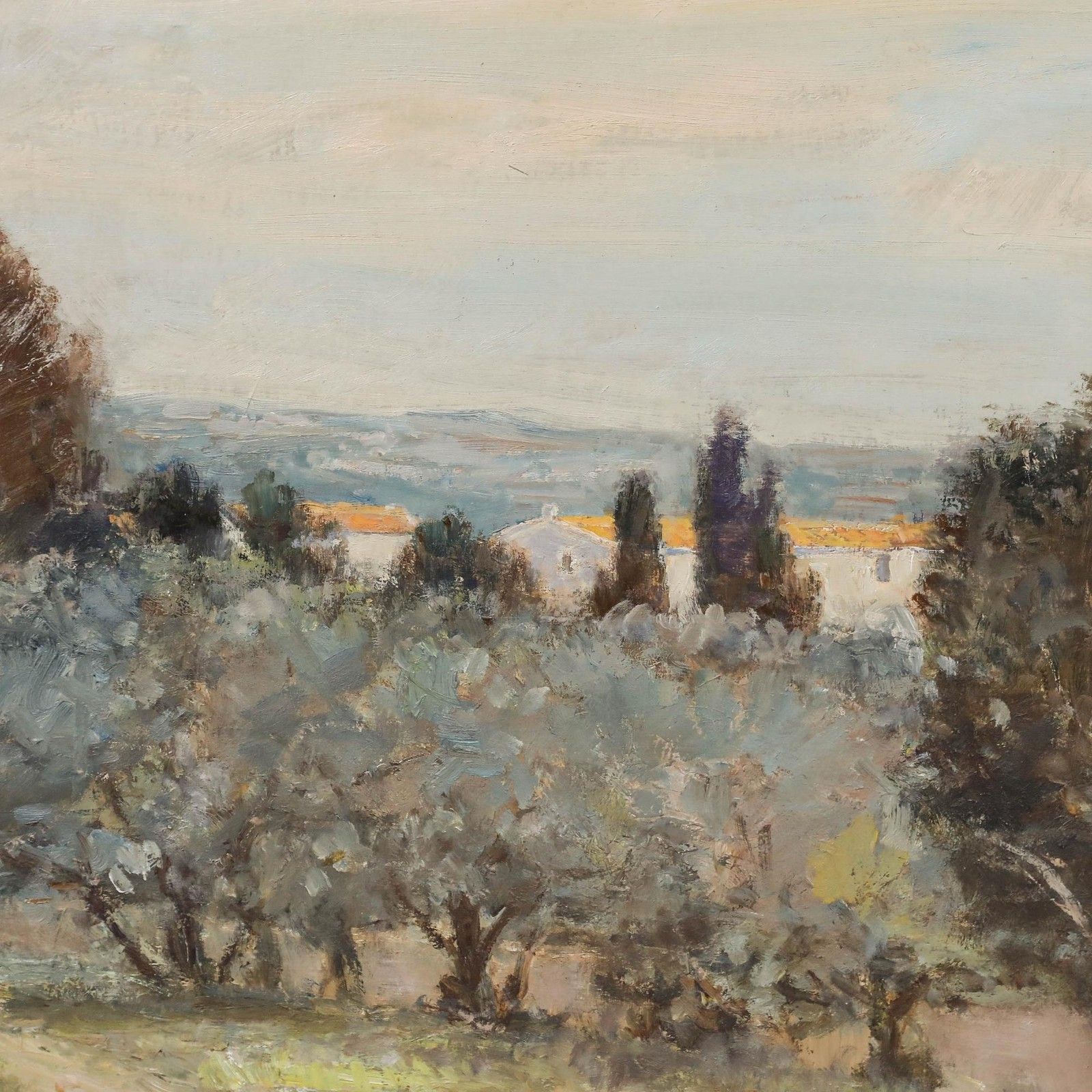 Benno Breyer (1939 2013) Framed 20th Century Oil, Landscape In Provence photo Art