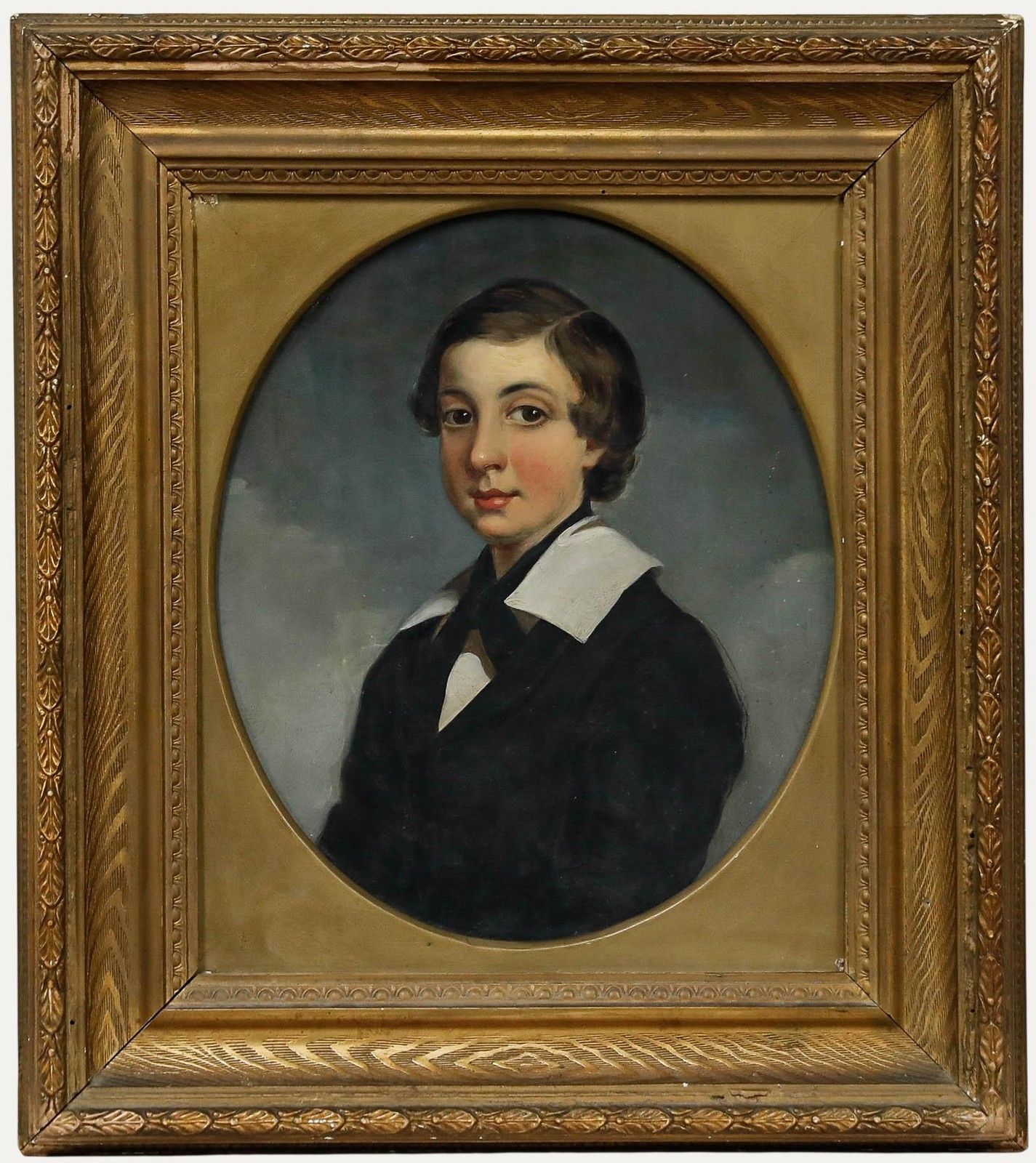 Early 20th Century Oil Sailor Boy