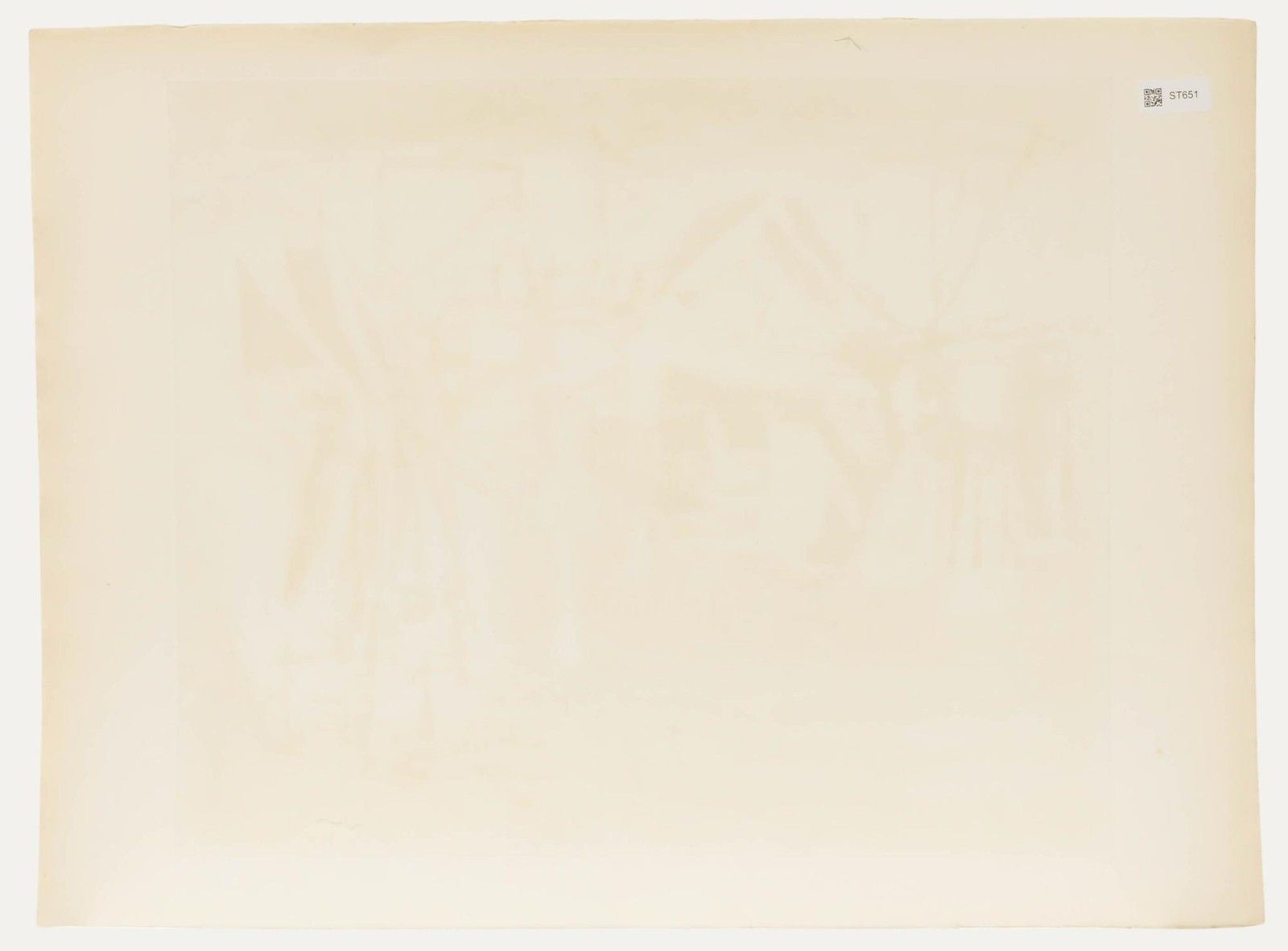 Betty Connal Peebles (1935 1999) 20th Century Collagraph, Pluie Aux Maulais photo for sale