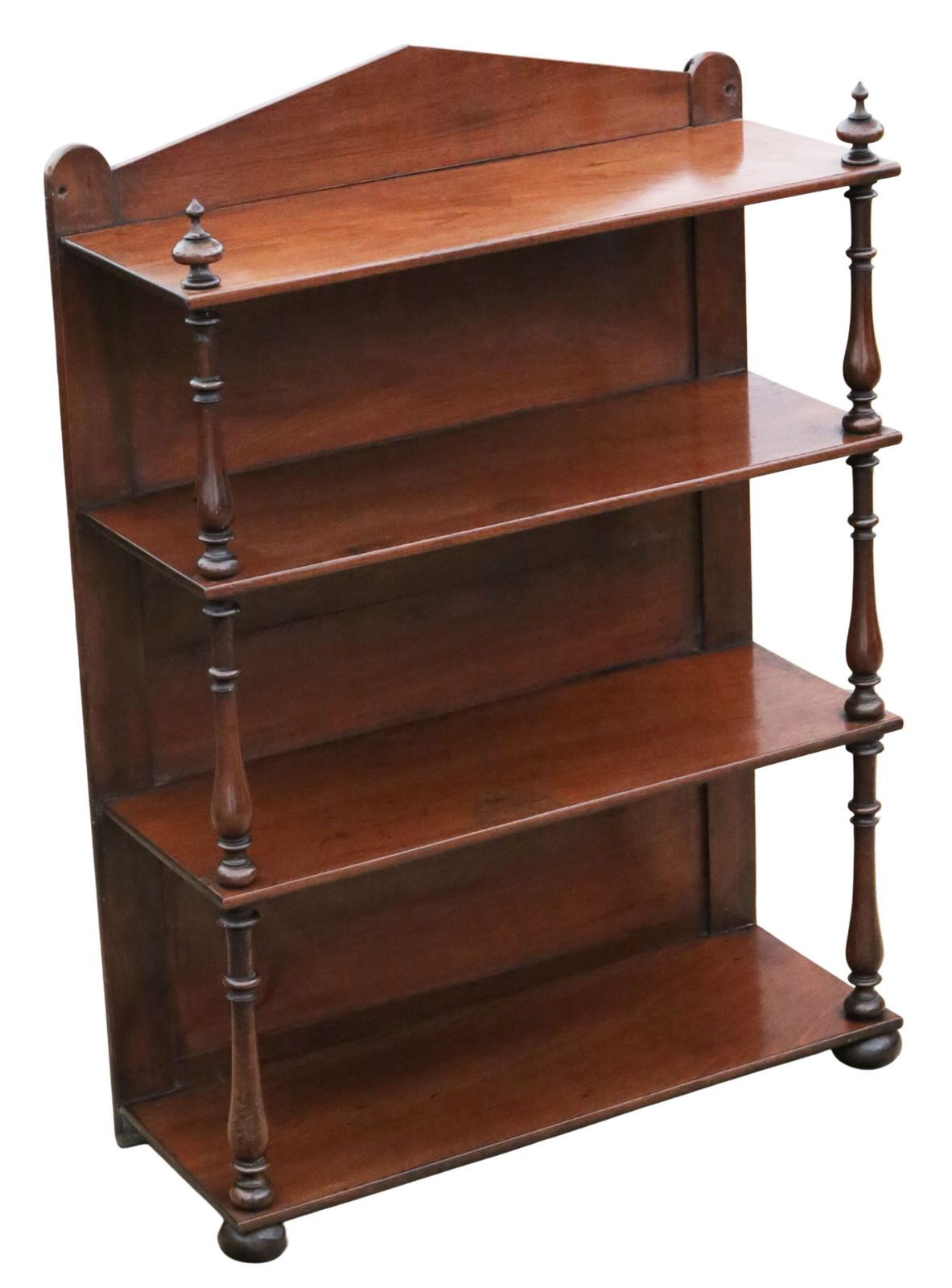 Antique 19th Century Victorian Mahogany Floor Or Wall Shelves / Bookcase – Fine Quality Display