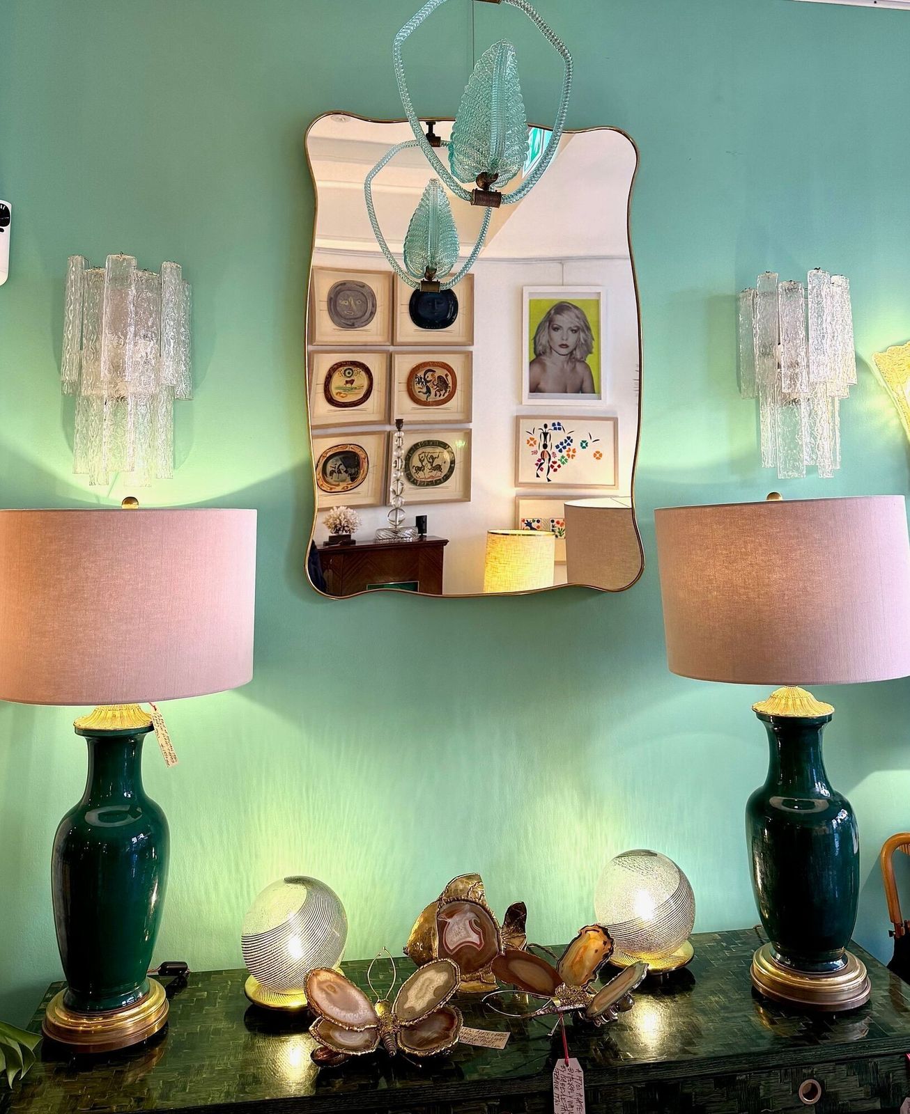 A Pair Of Large 1960s Murano Glass "Tronchi" Wall Socnces By Tony Zuccheri For Venini photo furniture