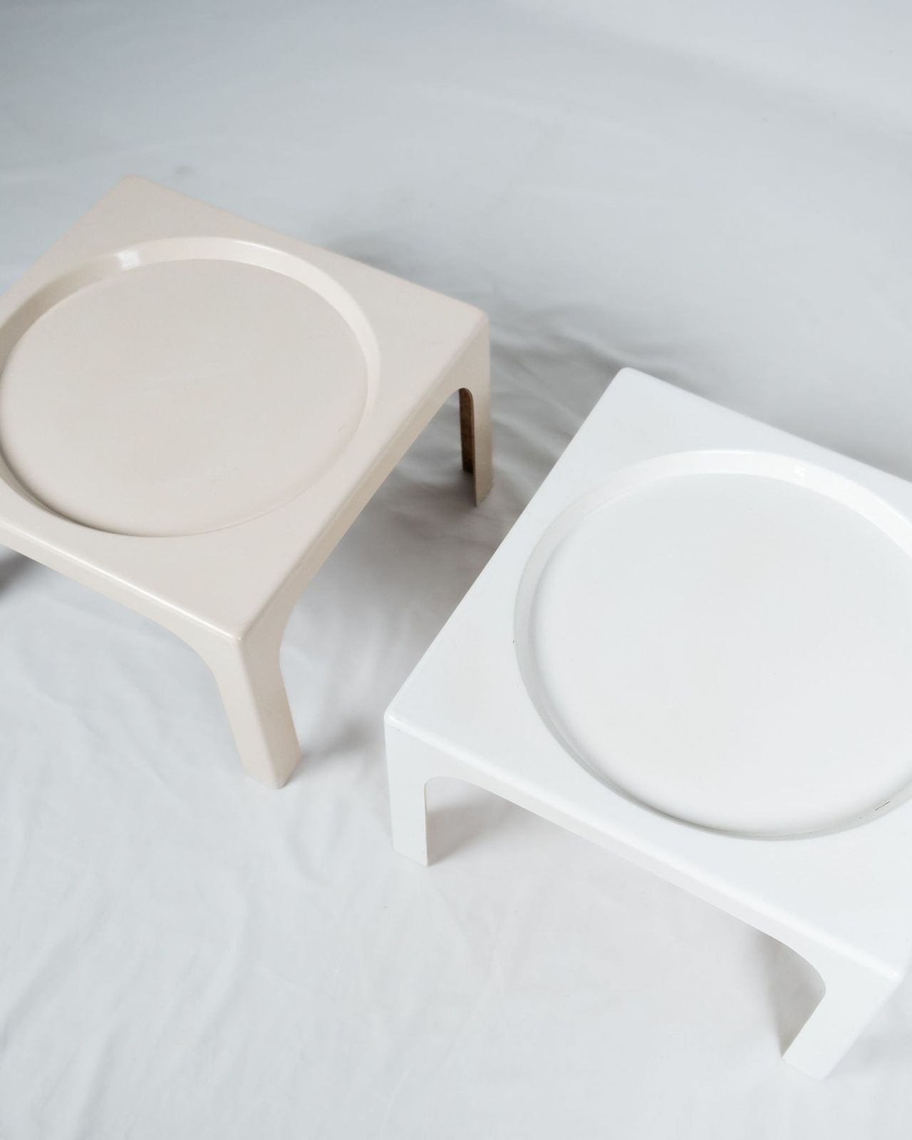 Ozoo Side Tables By Marc Berthier For Prisunic, France, 1970s photo vinterior