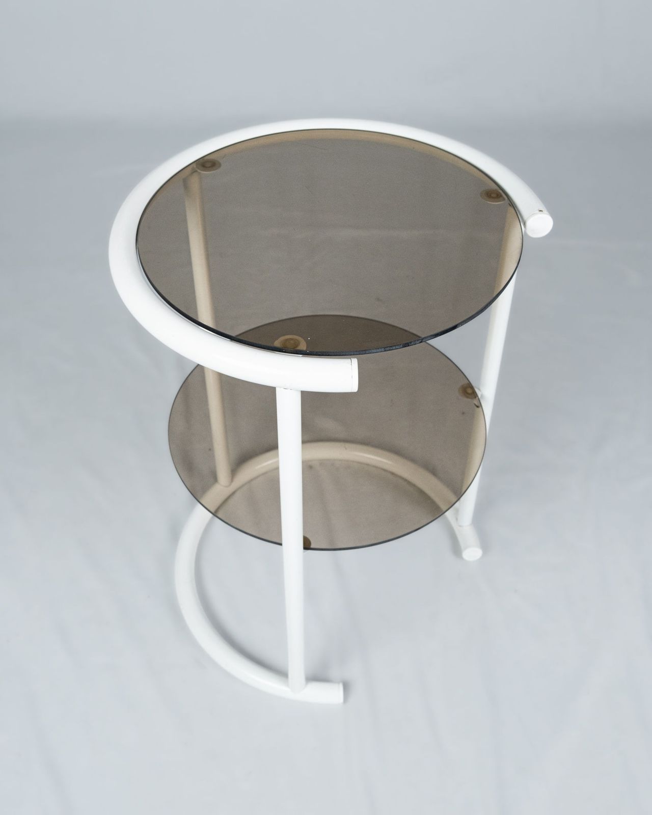 Cylindrical Side Table In The Style Of Eileen Gray, France, 1970s photo Furniture