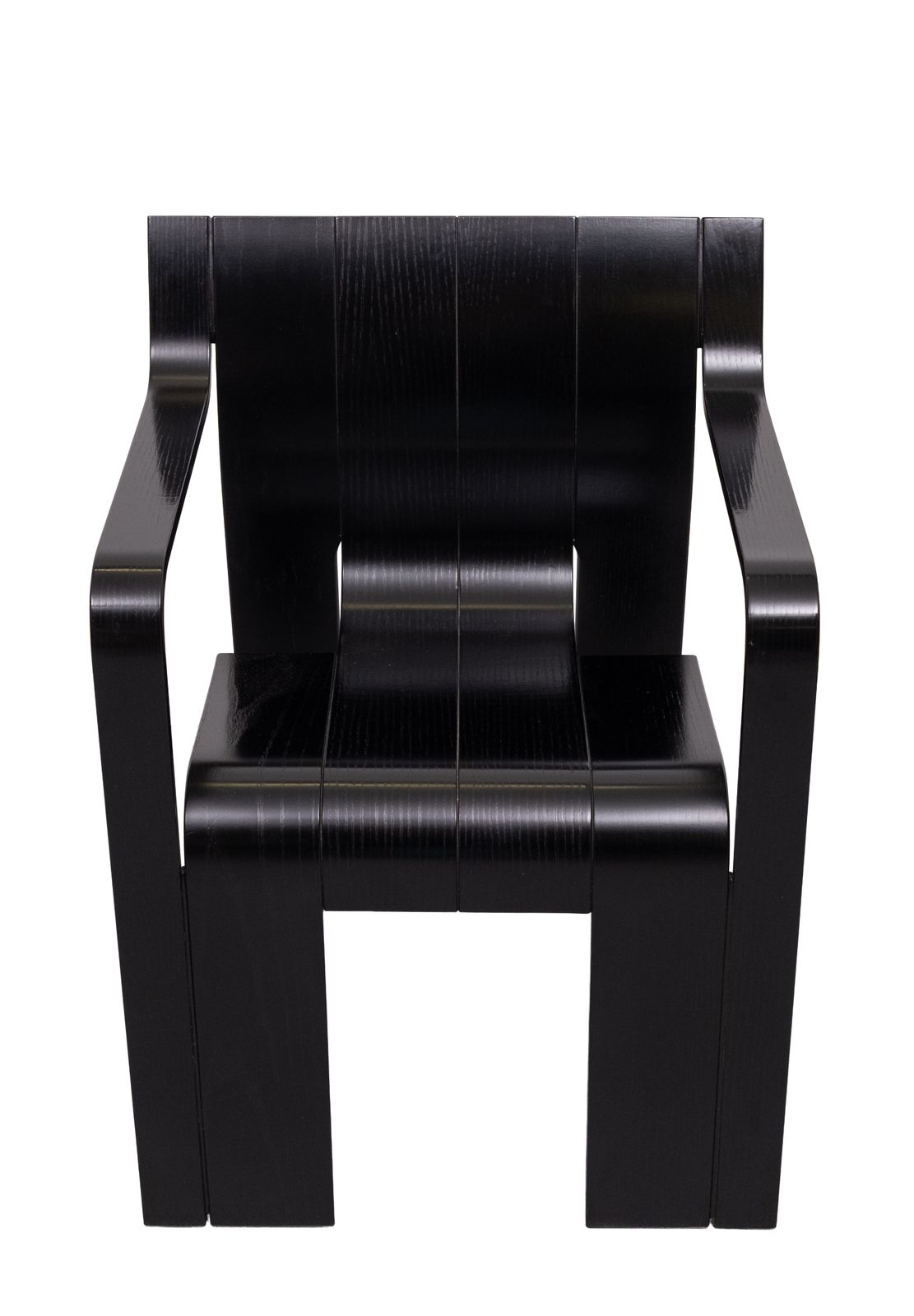 3784.0 Gijs Bakker Strip Stoelen Met Armleuningen, Jaren 1970, Nederland photo
