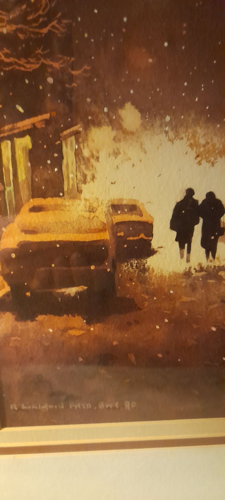 Beautiful Original By Robert (Bob) Littleford. Renowned Saddleworth Artist photo furniture