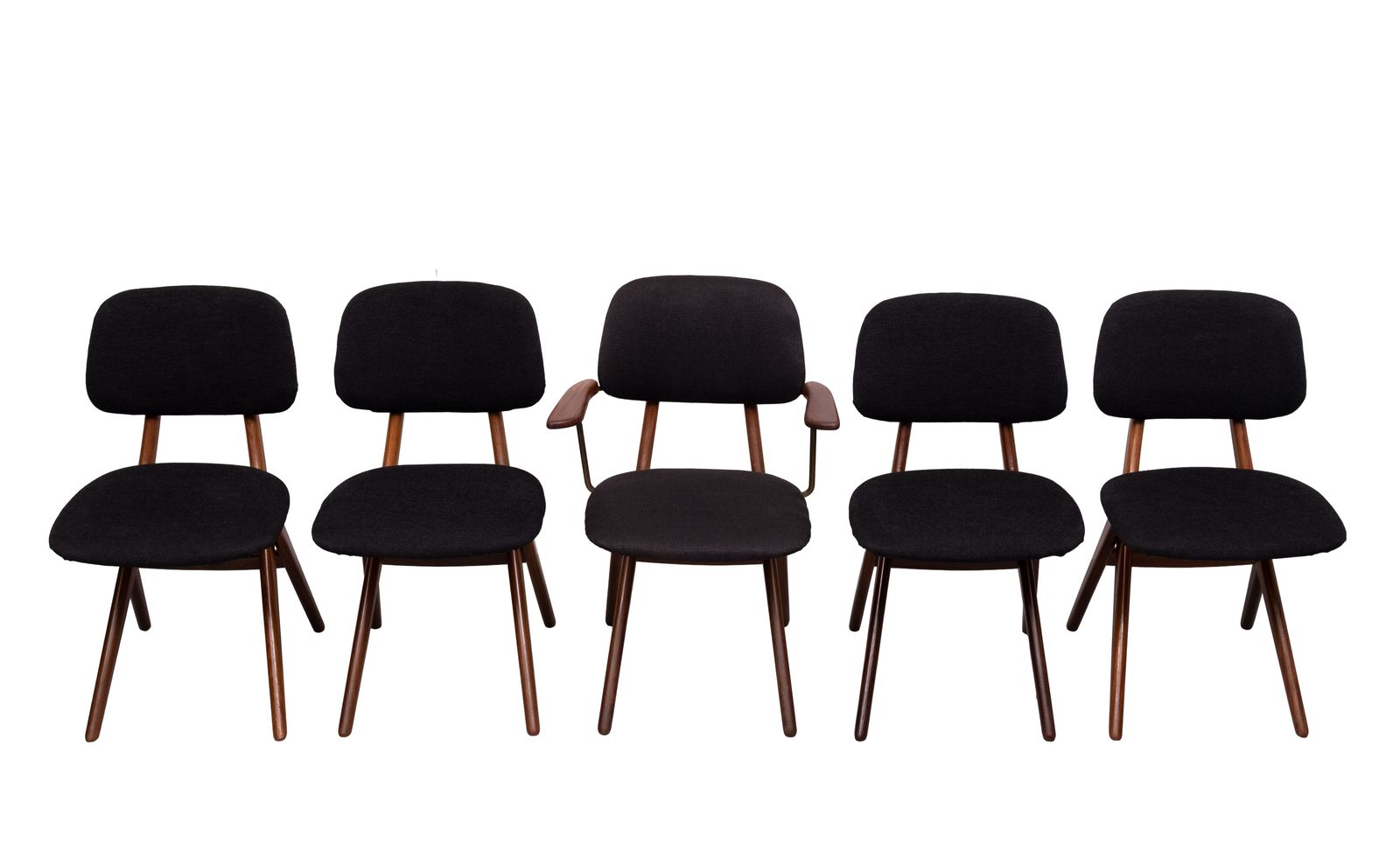 Louis Van Teeffelen Scissors Dinner Chairs, Wébé, Dutch Design photo furniture