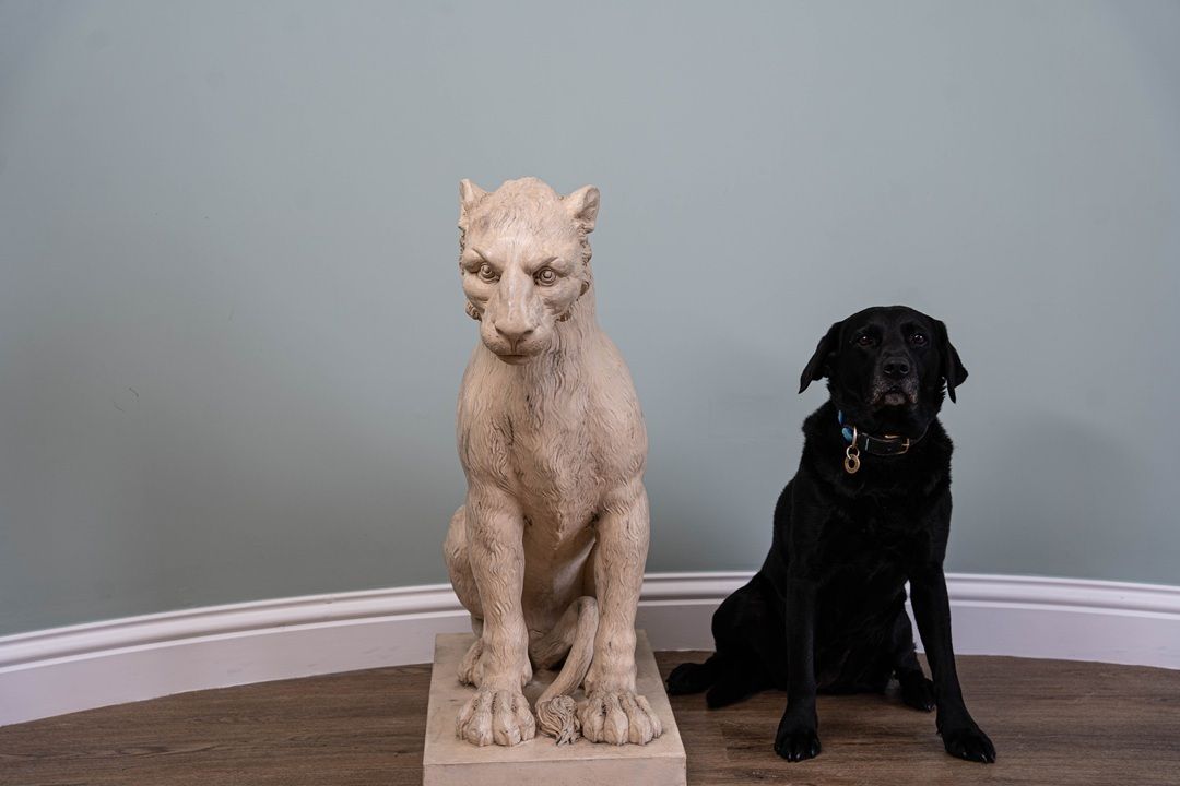 A Coade Stone Model Of A Tiger