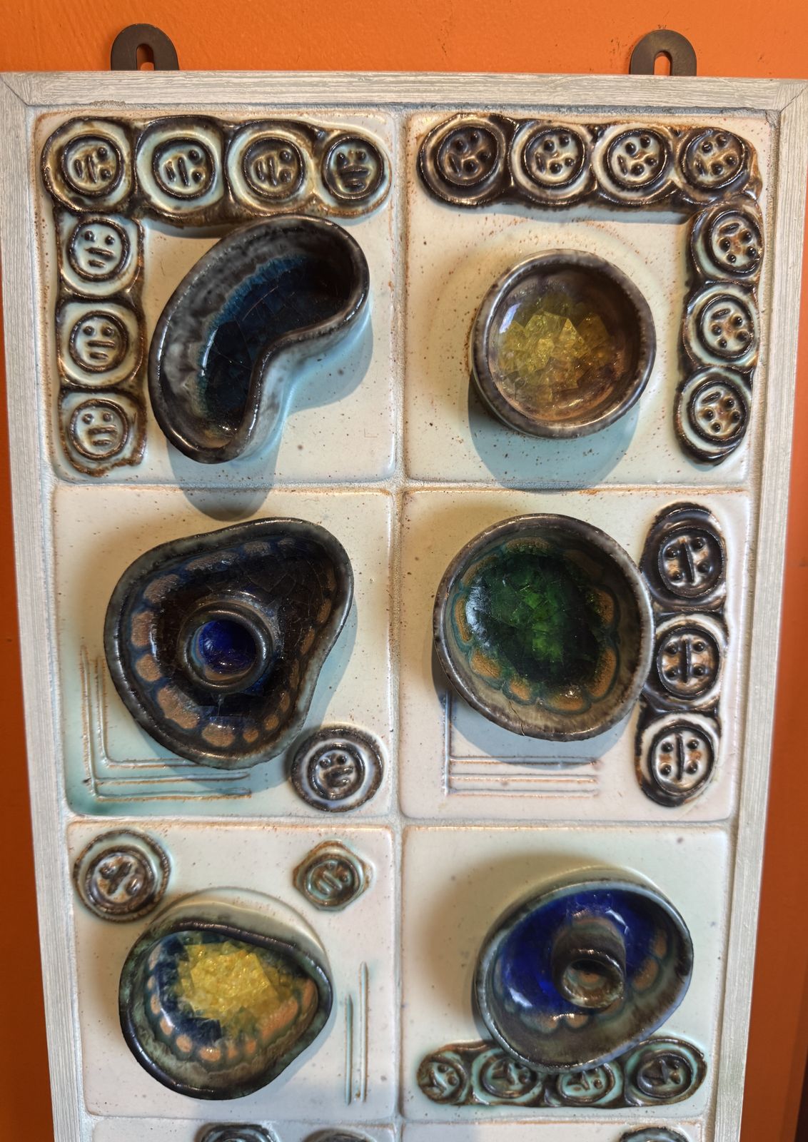1970's Abstract Ceramic Tile Panel photo furniture