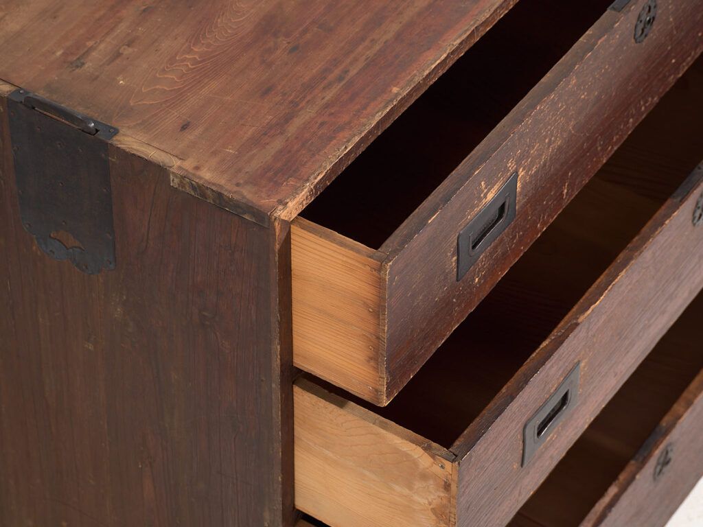 Antique Japanese Chest Of Drawers – Meiji / Taishō Period (C.1890 1926) #50 photo Furniture