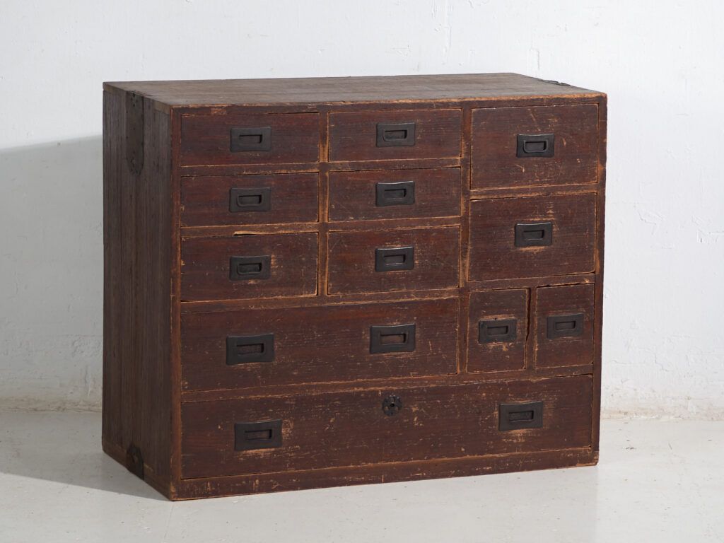 Antique Japanese Chest Of Drawers – Meiji / Taishō Period (C.1890 1926) #44 photo furniture