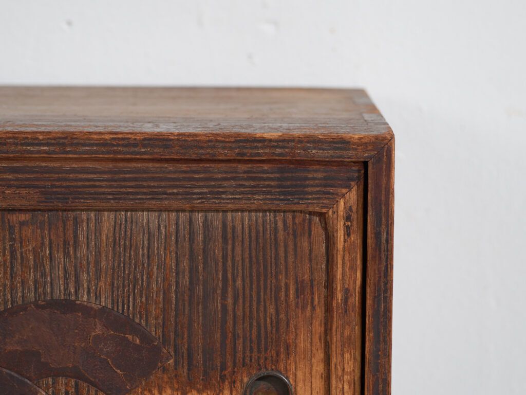 Antique Chest Of Drawers With Sliding Door – Taishō / Showa Period (C.1920 1945) #92 photo vintage