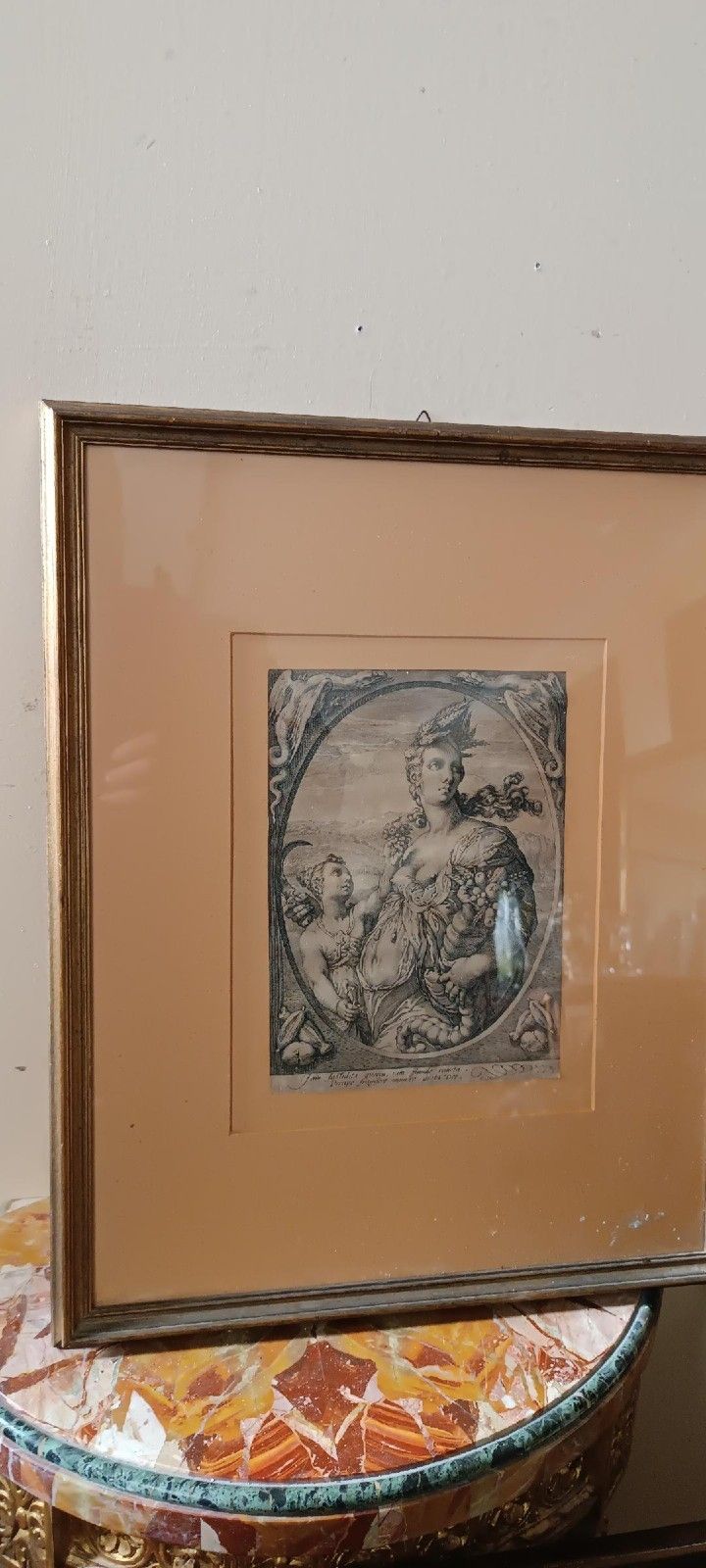 Pin Engraving . Cerere Hendrik Goltzius (1558 1617) Cerere photo for sale
