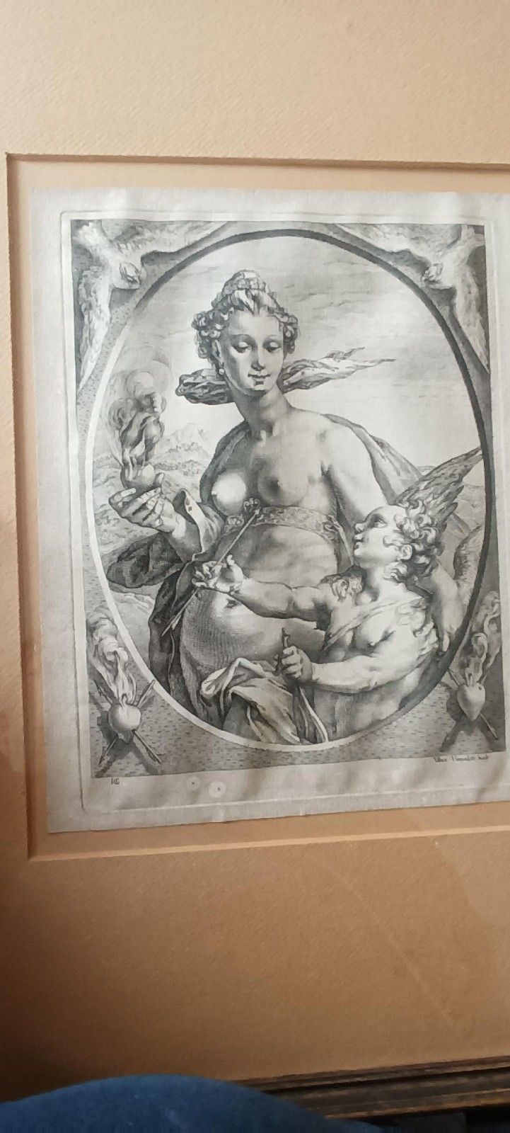 photo furniture Engraving Vincenzo Vangelisti (1740 1798) By Goltzius, Hendrick