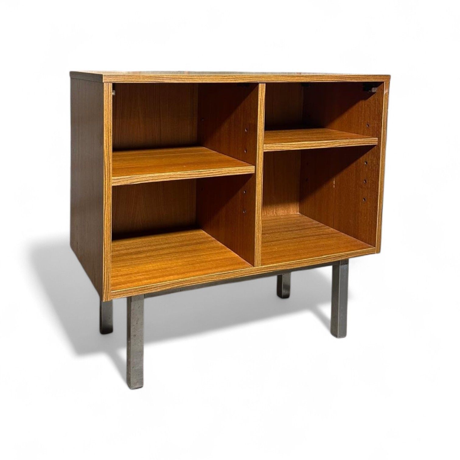 Teak Bookcase Cabinet Media Unit Mid Century Retro C1960s photo Furniture