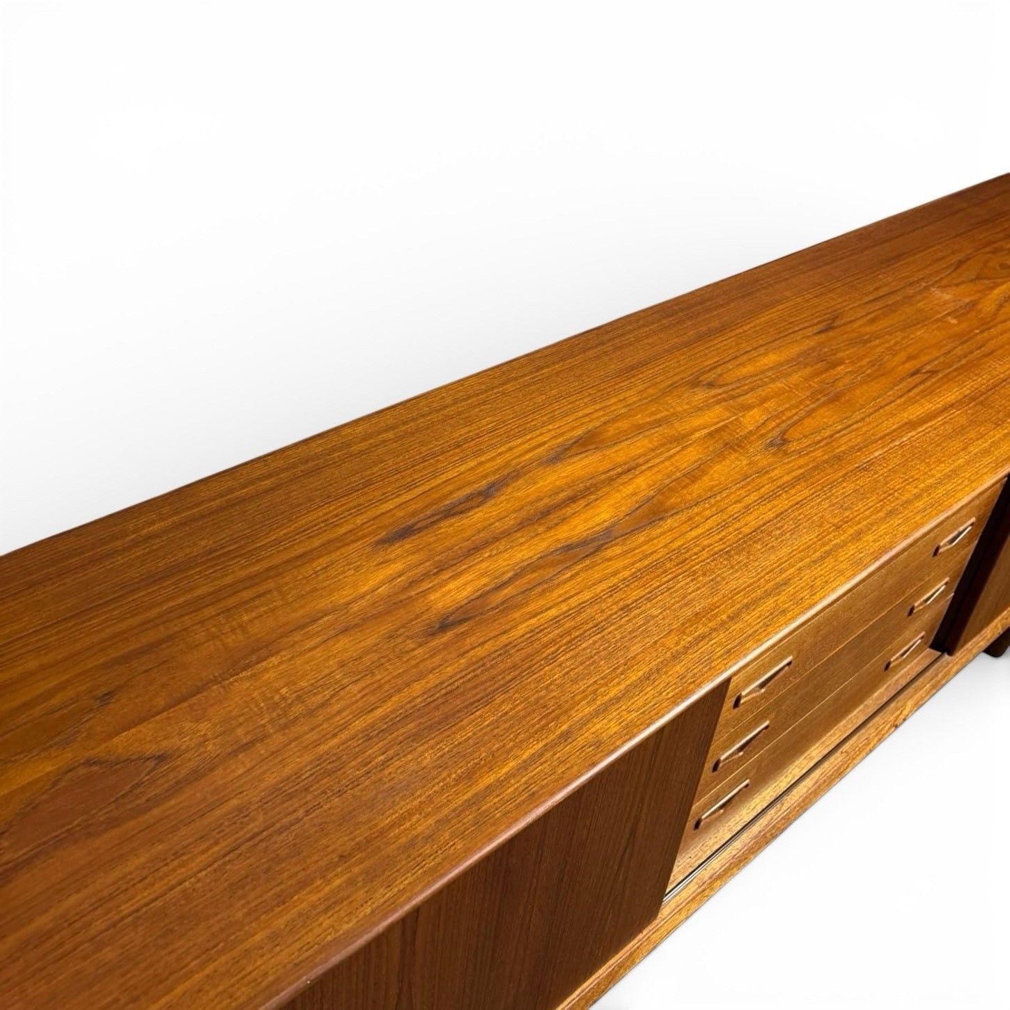 Danish Clausen And Sons Teak Sideboard Mid Century Sliding Doors Rare C1960s photo buy