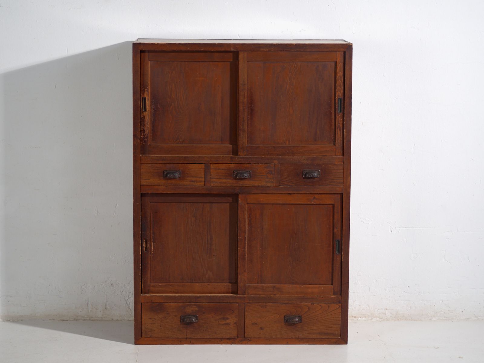 Antique Japanese Cabinet With Sliding Doors – Meiji Period (C.1900 1920) #67 photo vintage