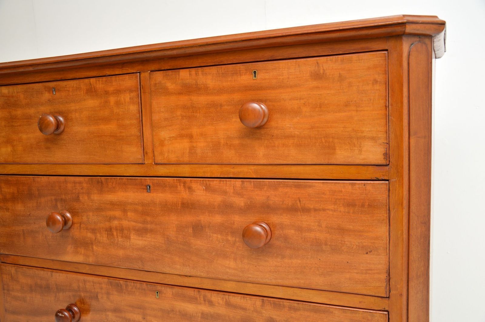 Large Antique Victorian Mahogany Chest Of Drawers photo buy