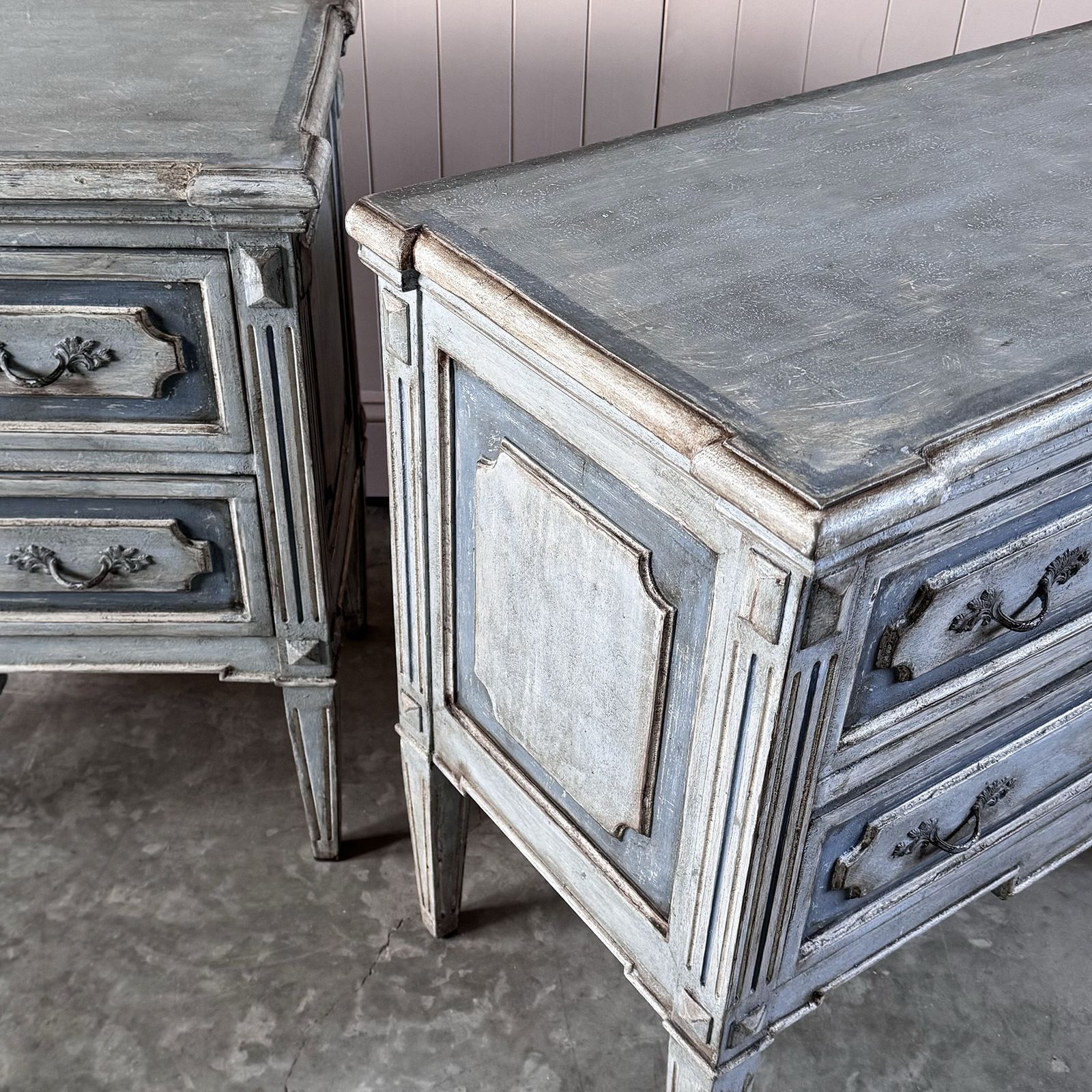 Furniture 19th Century Italian Bedside Tables photo