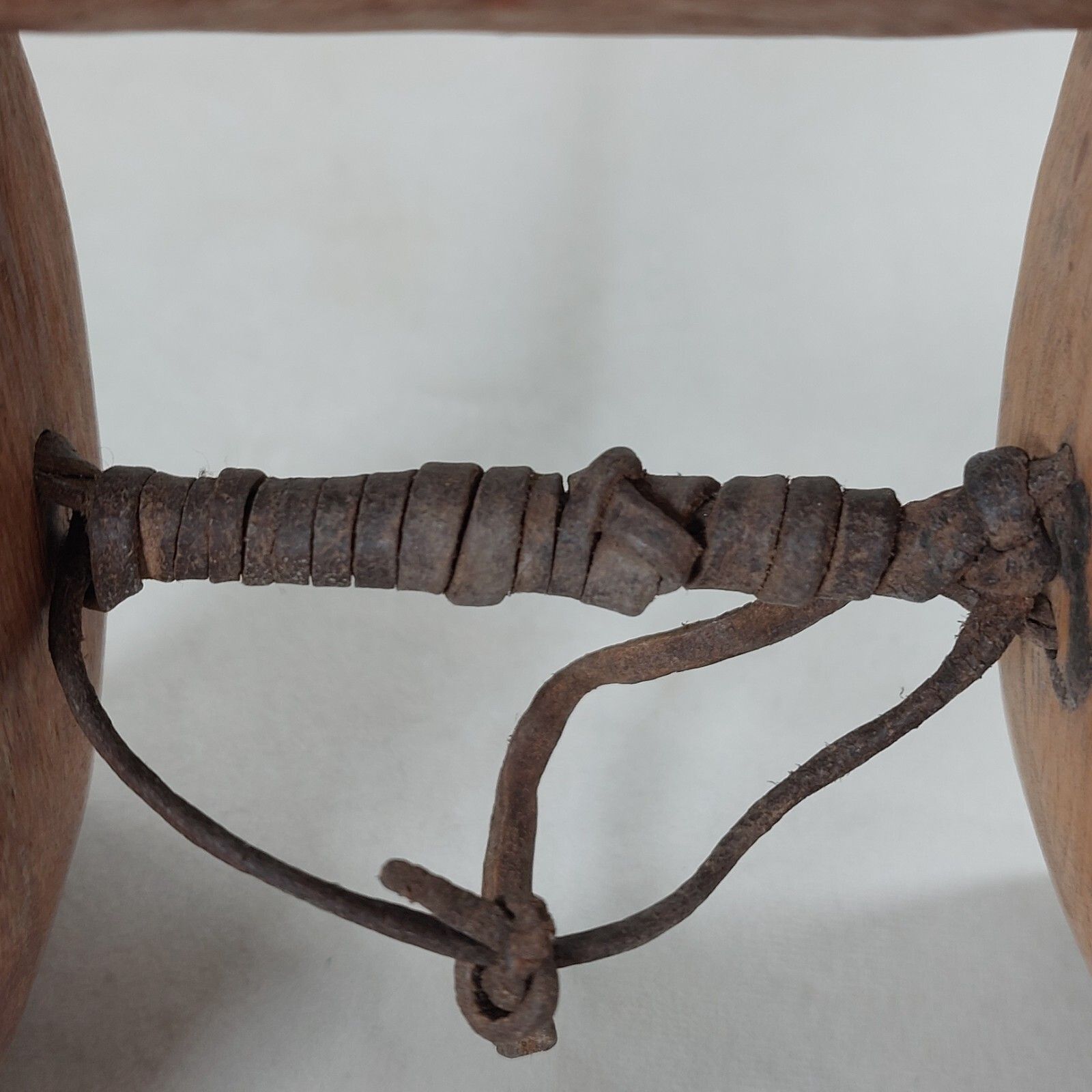 photo for sale African Karamojong Wooden Headrest Neckrest Hand Carved Tribal Art Laburnum Wood