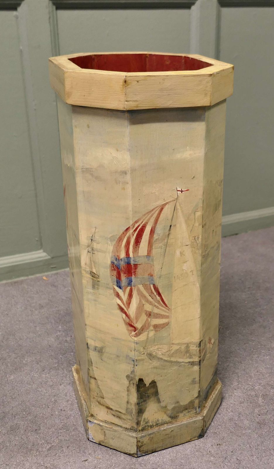 Hand Painted Cowes Week Umbrella Stand This Is A Beautiful And Nostalgic Piece photo furniture