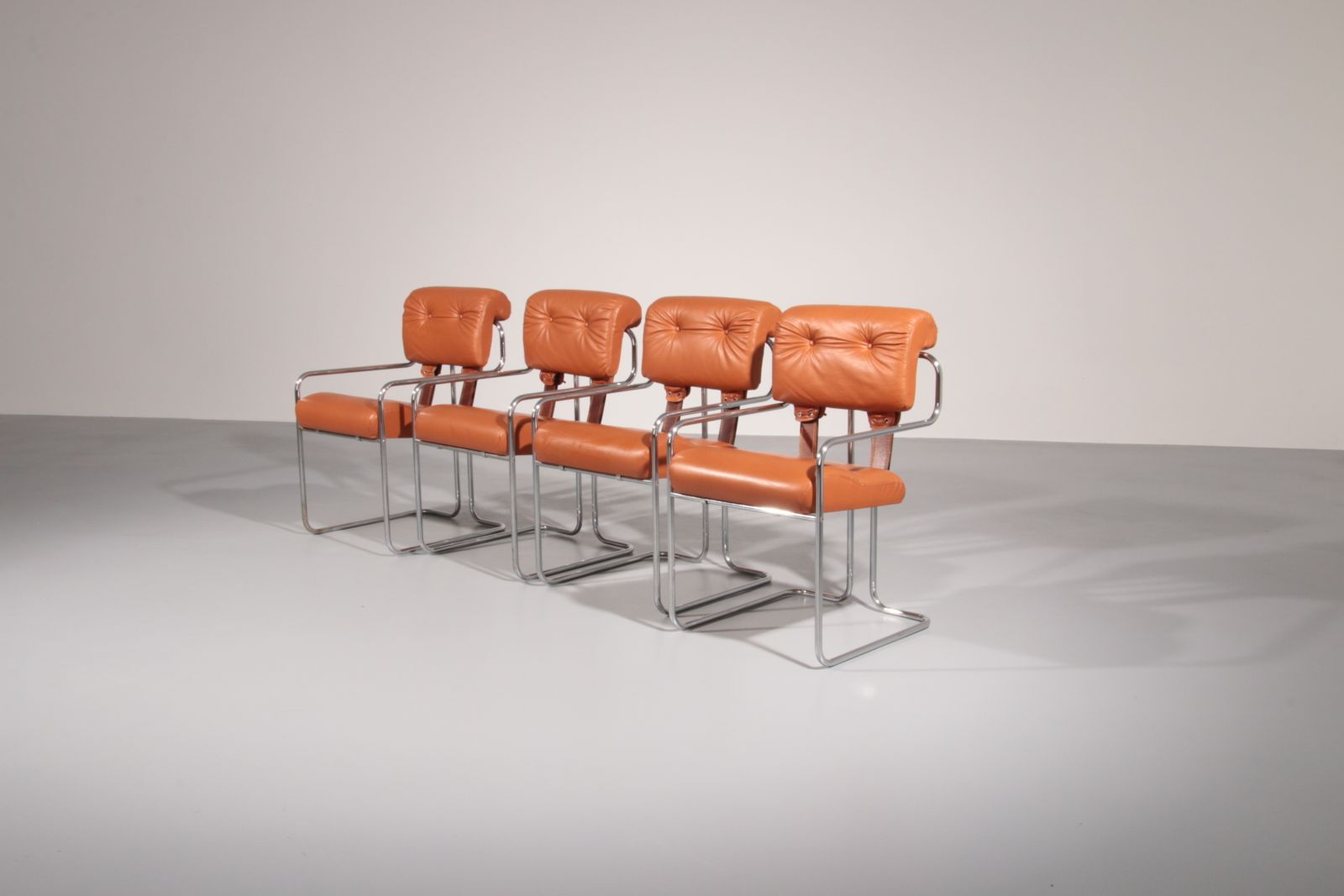 Italian Tucroma Chairs By Guido Faleschini For I4 Mariani, 1970 photo vinterior