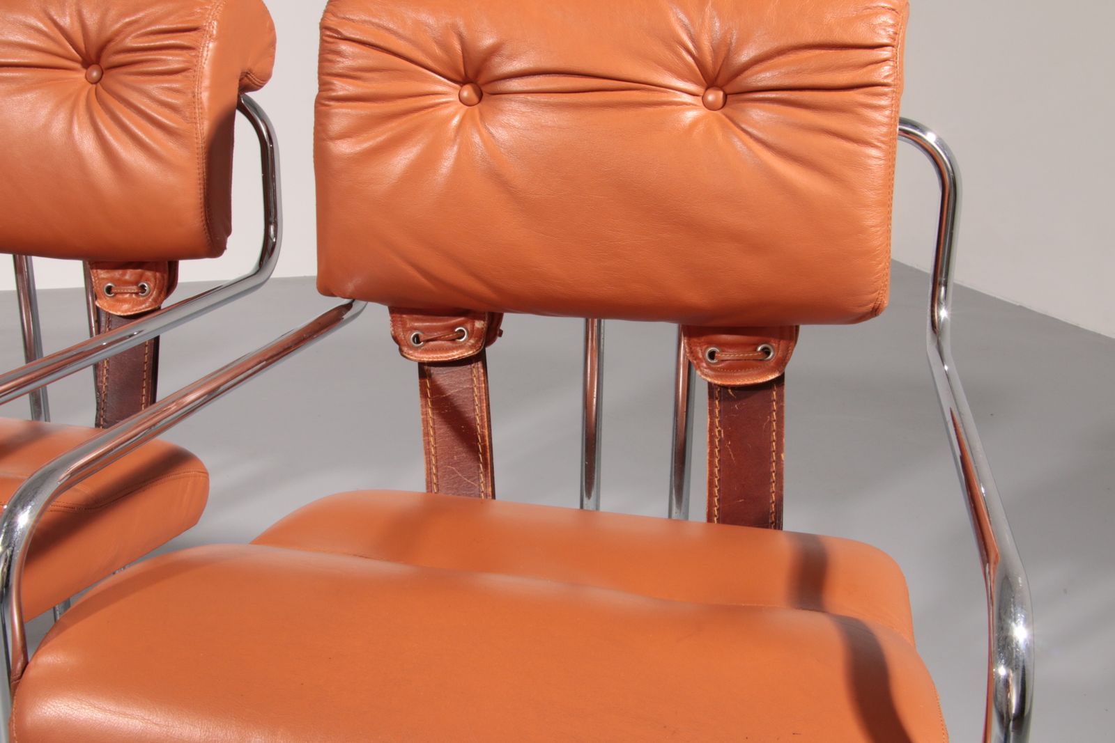 Italian Tucroma Chairs By Guido Faleschini For I4 Mariani, 1970 photo vintage