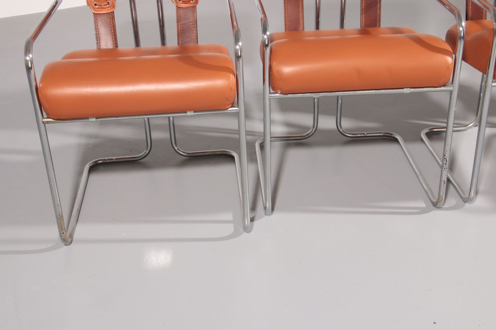 photo vinterior Italian Tucroma Chairs By Guido Faleschini For I4 Mariani, 1970