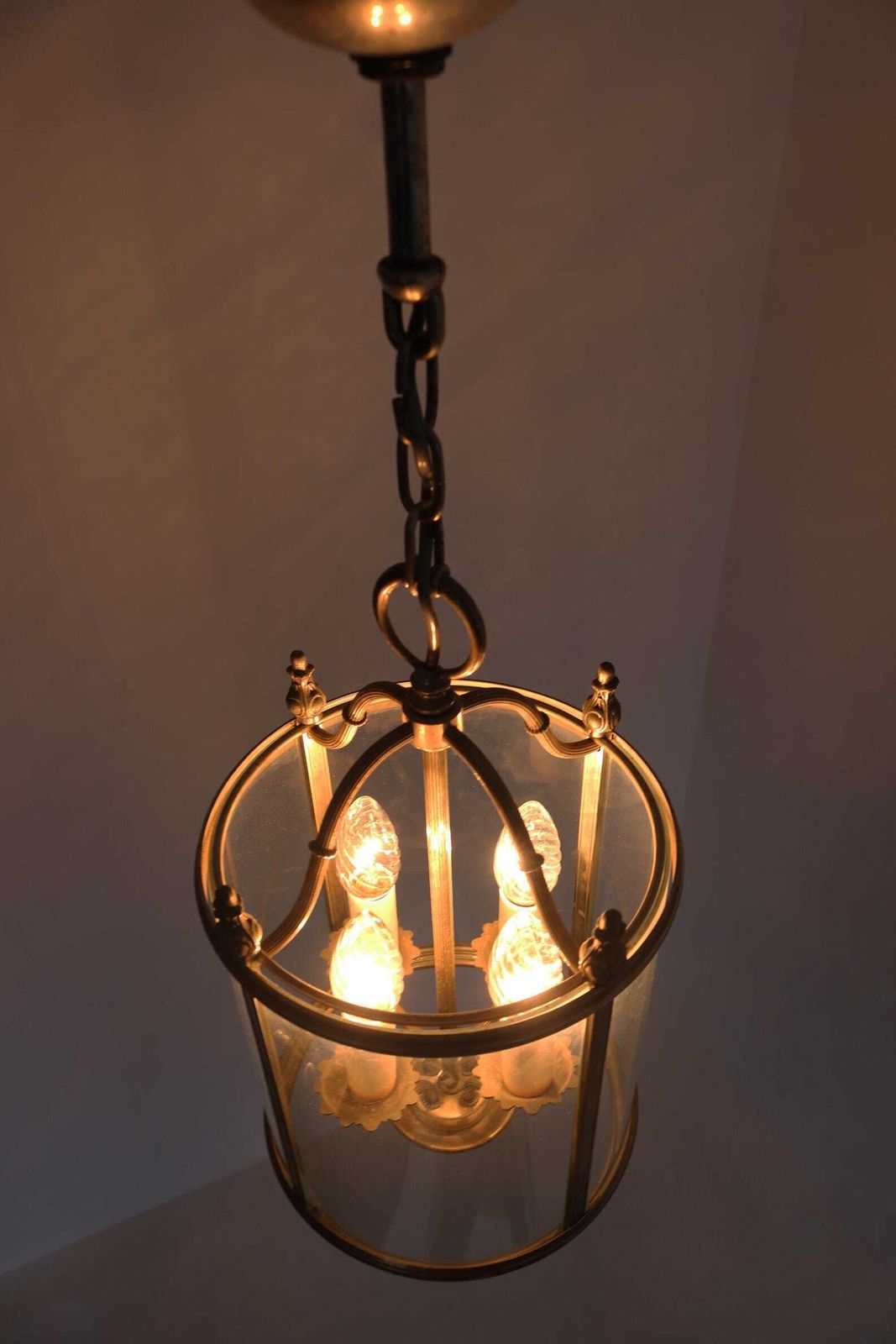 Italian Empire Style Lantern Pendant Lamp By Gaetano Sciolari, 1960s Niceoldfinds photo vintage