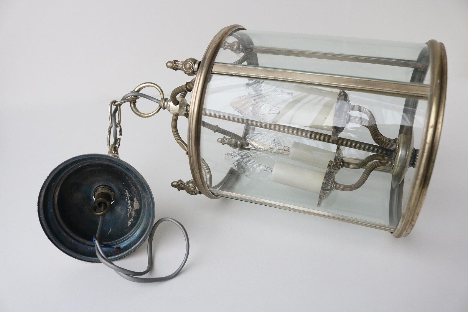 photo for sale Italiaanse Empire Stijl Lantaarnlamp Van Gaetano Sciolari, Jaren 1960 – Niceoldfinds