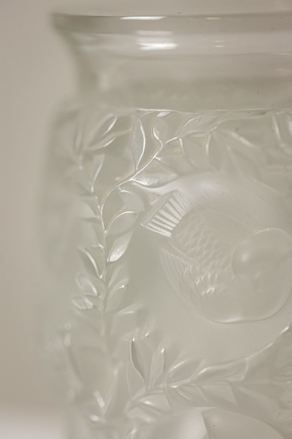 Lalique France. Crystal Vase. After 1978. photo 1300.0