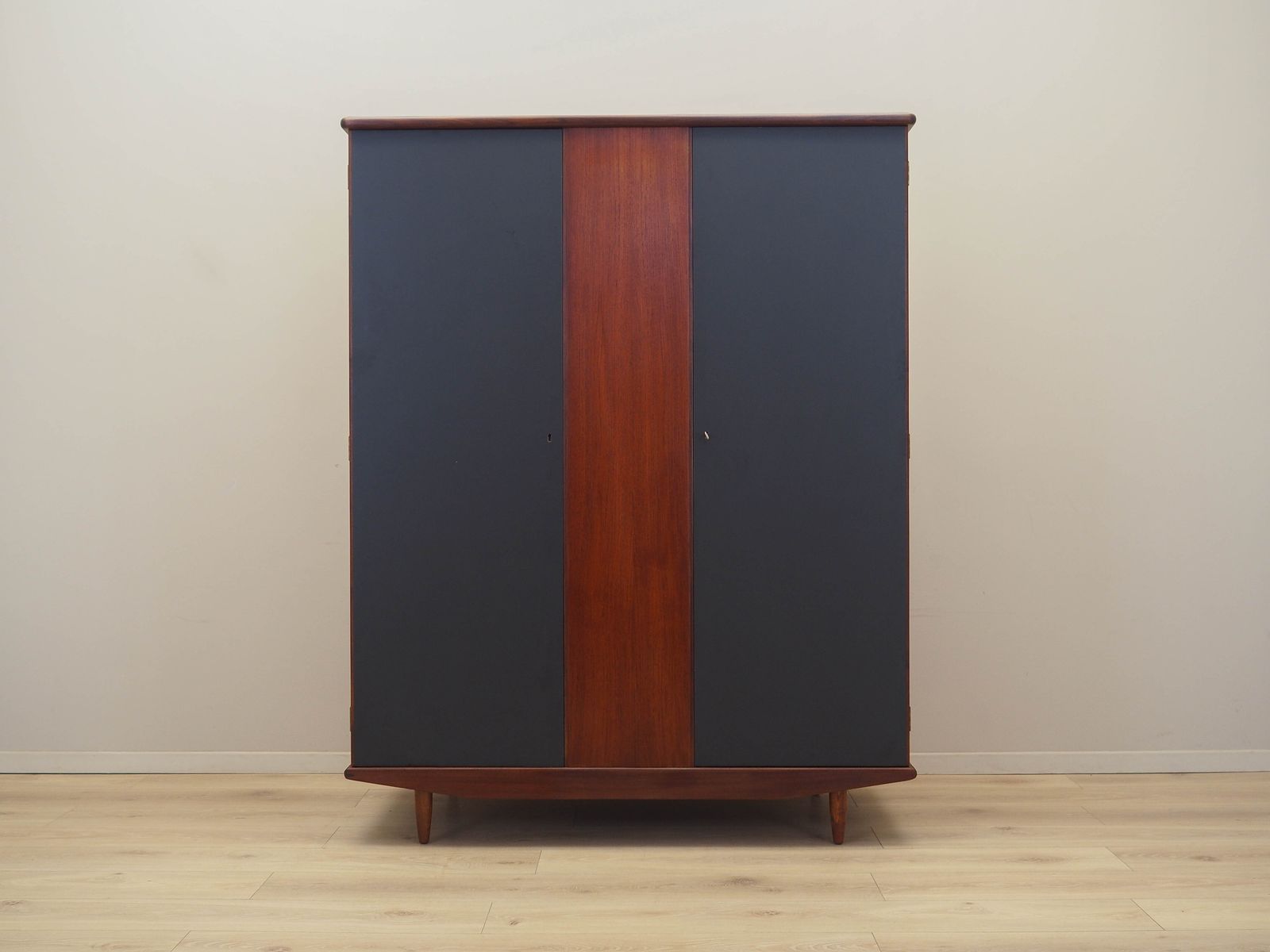 Teak Wardrobe, Danish Design, 1960s, Production: Denmark photo furniture