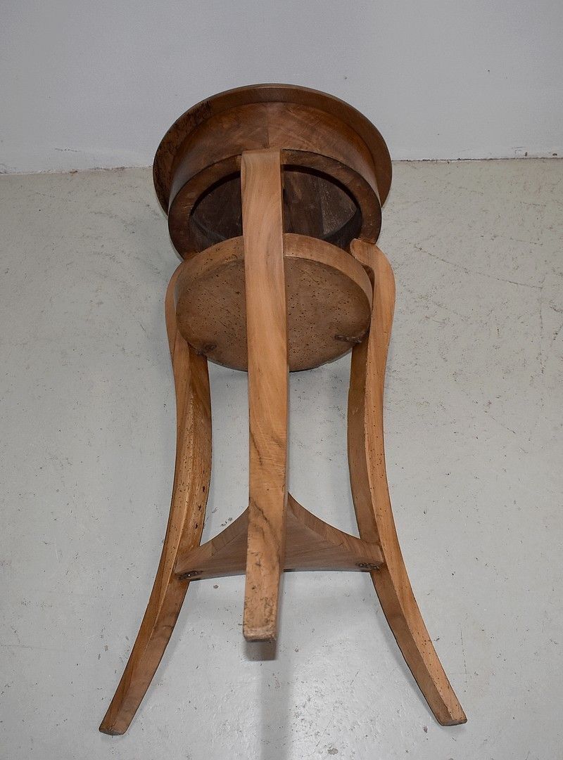 Walnut Restoration Saddle 19th photo vinterior