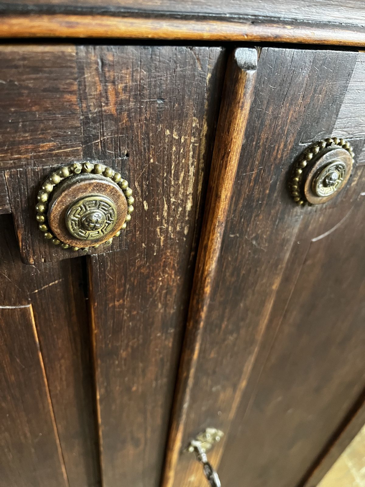 A Deep Victorian Aesthetic Movement Cupboard With Drawer photo 425.0